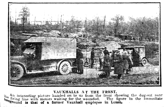 Vauxhalls at the front