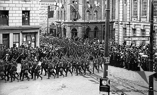 5th Beds march in Luton