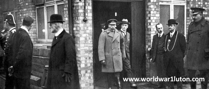 George V in Luton 1917