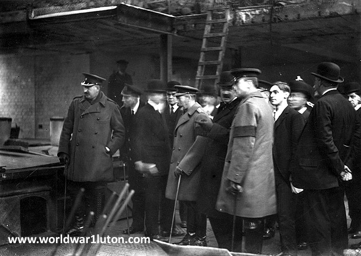 George V visit to Luton 1917