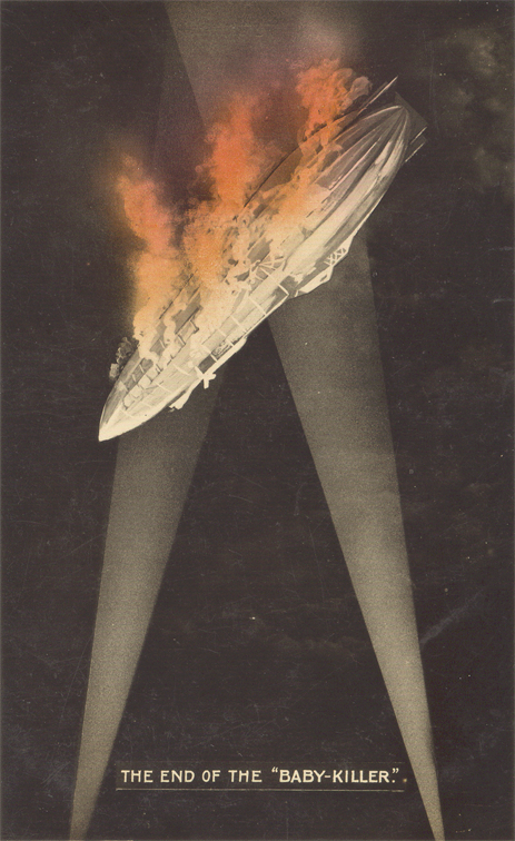 WW1 Zeppelin postcard