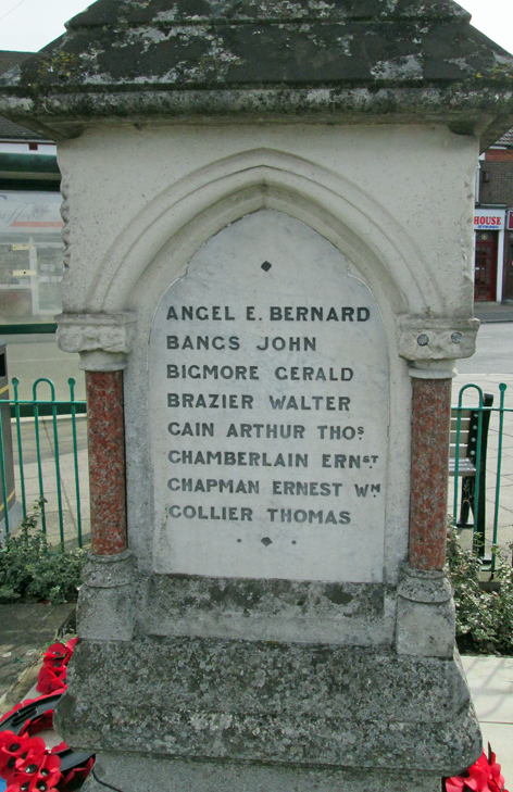 Cain, Stopsley War Memorial