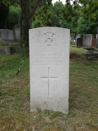 Colin Daniels gravestone Colin Daniels gravestone