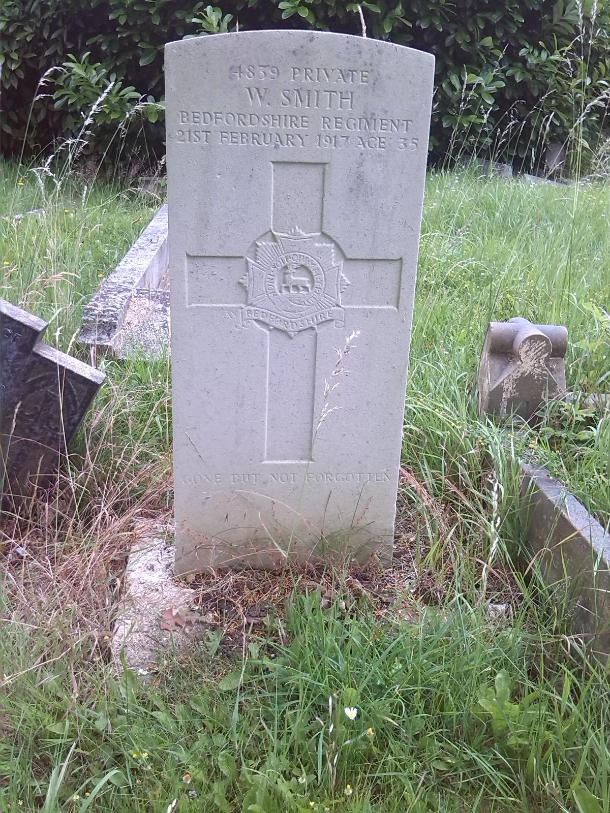 Walter Smith's headstone