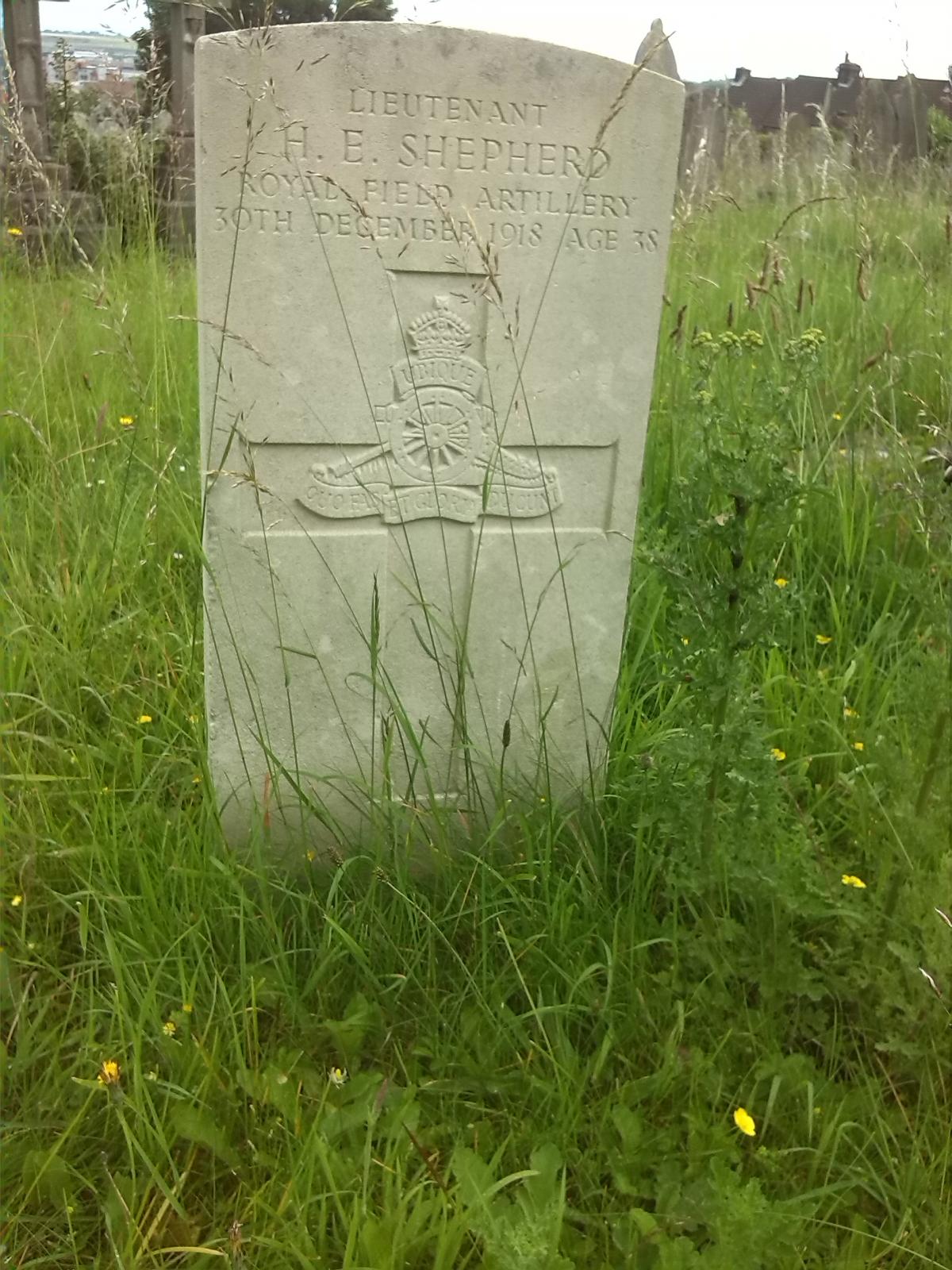 Harold Shepherds headstone