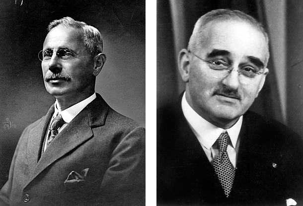 Editor George Myers and Elec Gibbs