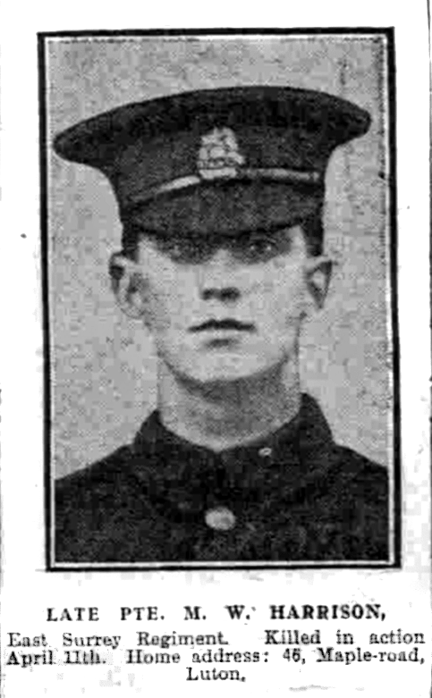 Pte Murray Walter Harrison