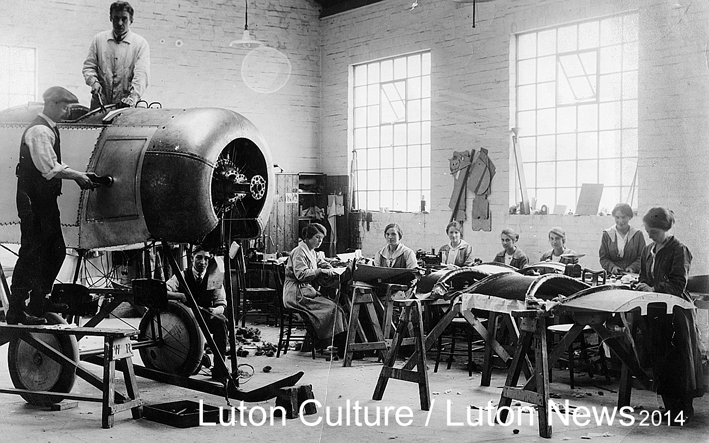 Hewlett & Blondeau factory, Leagrave, 1918