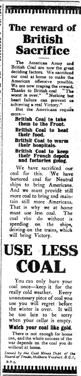 Use less coal