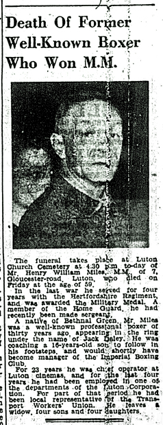 Henry Miles obit