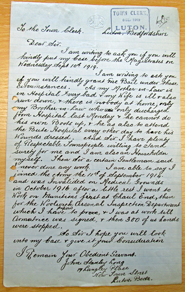 Long bail application