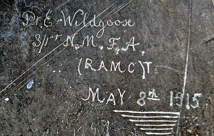 Wardown House graffiti, Wildgoose Wardown House graffiti, Wildgoose