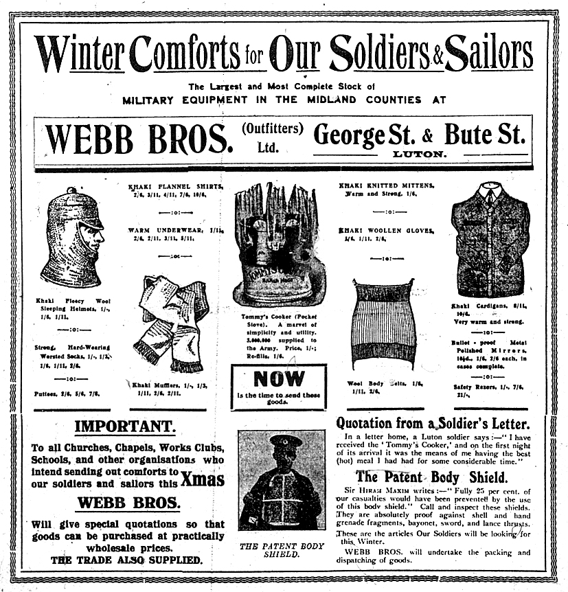 Webb Bros advert