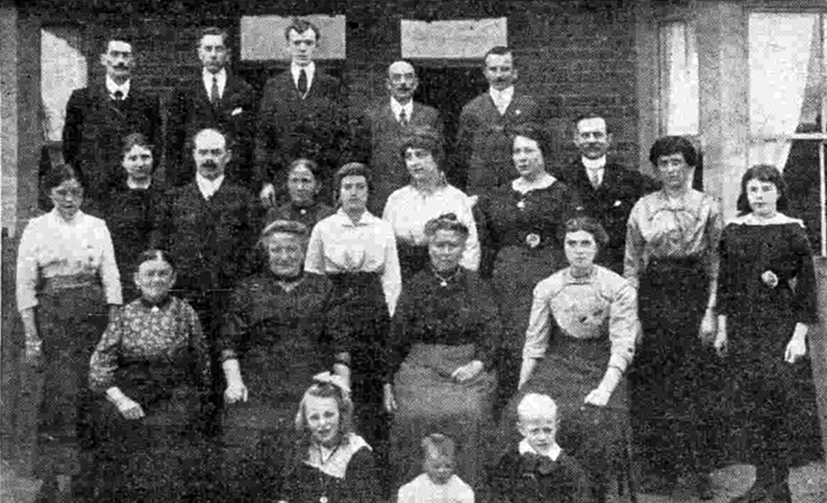 Belgian refugees at Leagrave
