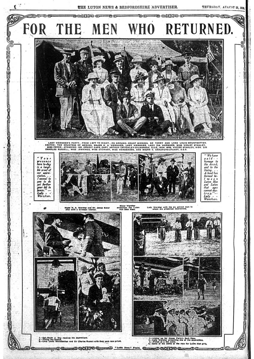 Hoo sports day page in Luton News