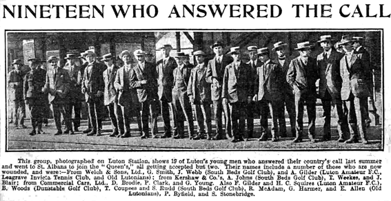 Recruits for London Regt