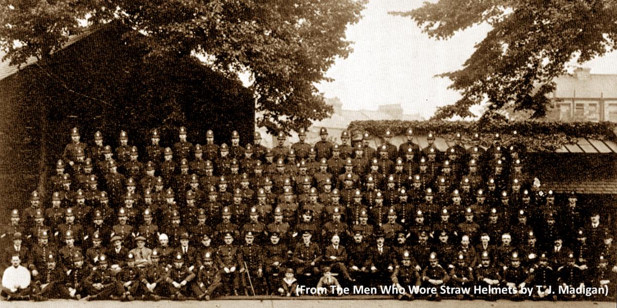 Peace Day police 1919
