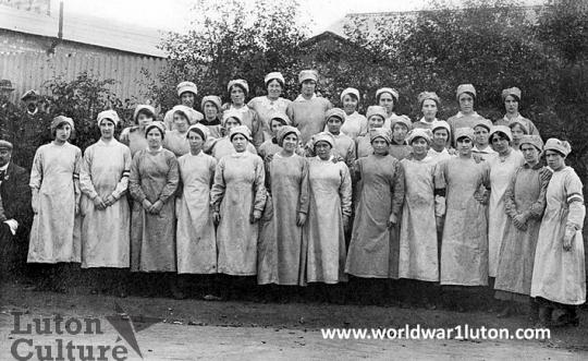 Chaul End munitions girls pre-explosion
