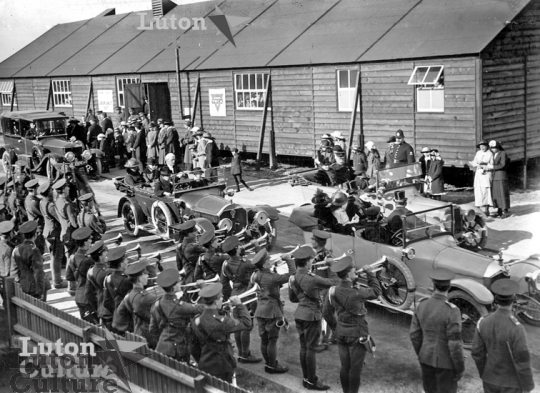 Biscot Camp royal visit