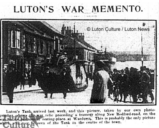 Wardown presentation tank