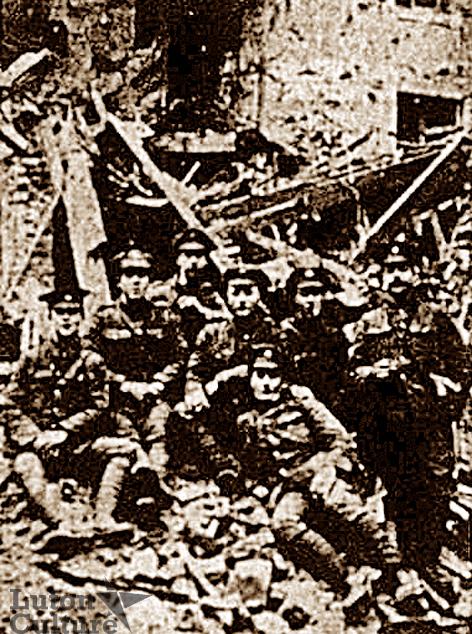 Pte Percy Haydn Day and comrades Pte Percy Haydn Day and comrades