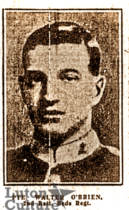 Pte Walter O'Brien Pte Walter O'Brien
