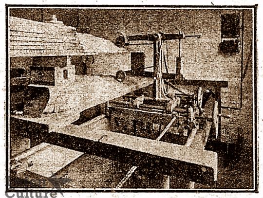 Barber and White patent propeller shaping machine